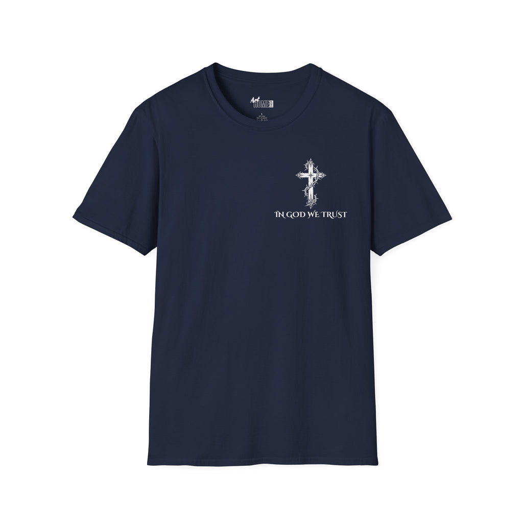 Christian T-Shirt - "In God We Trust" - "Jesus Is the King of Kings" Faith Tee