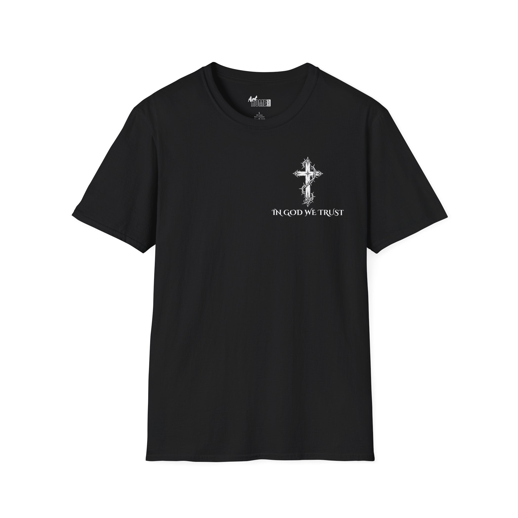 Christian T-Shirt - "In God We Trust" - "Jesus Is the King of Kings" Faith Tee