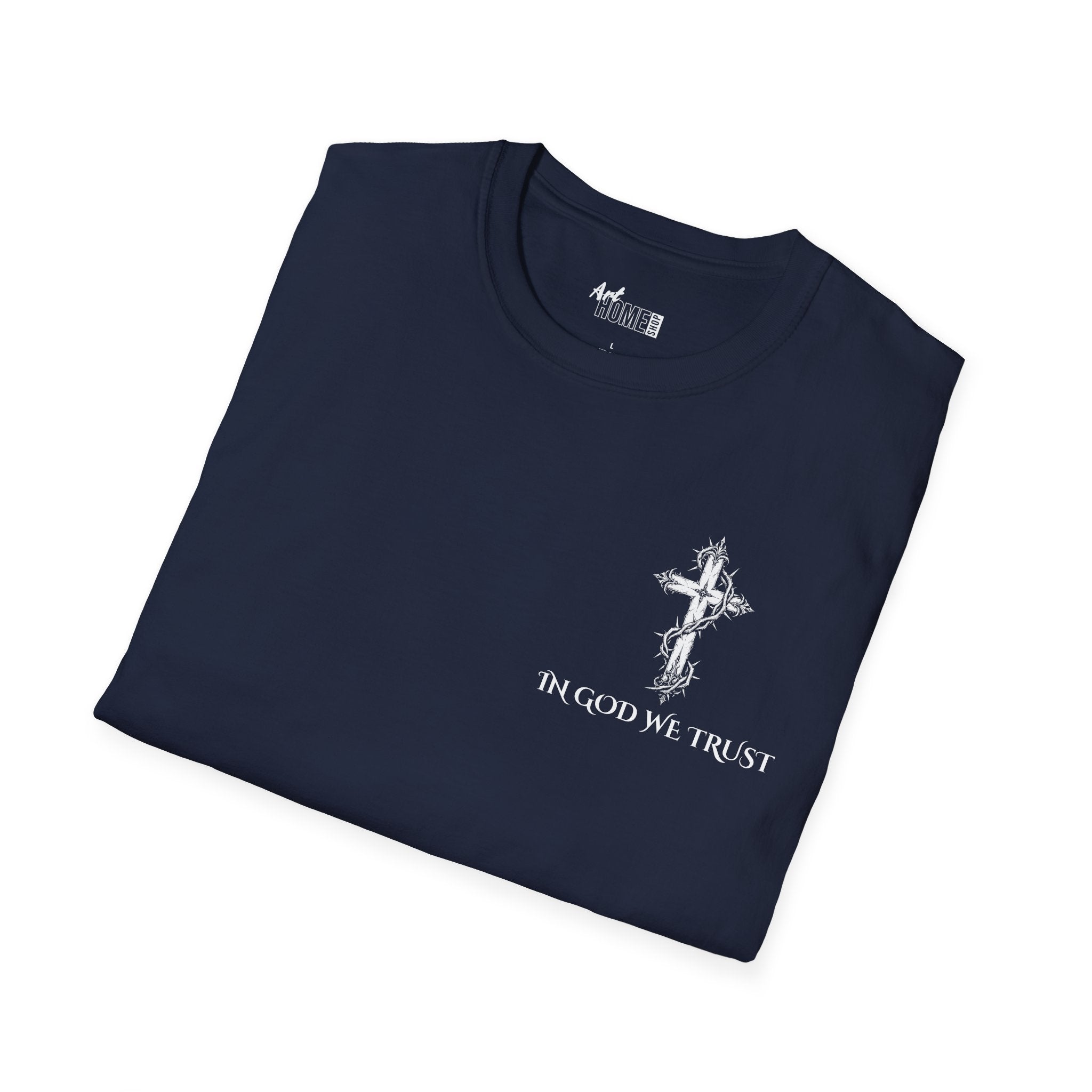 Christian T-Shirt - "In God We Trust" - "Jesus Is the King of Kings" Faith Tee