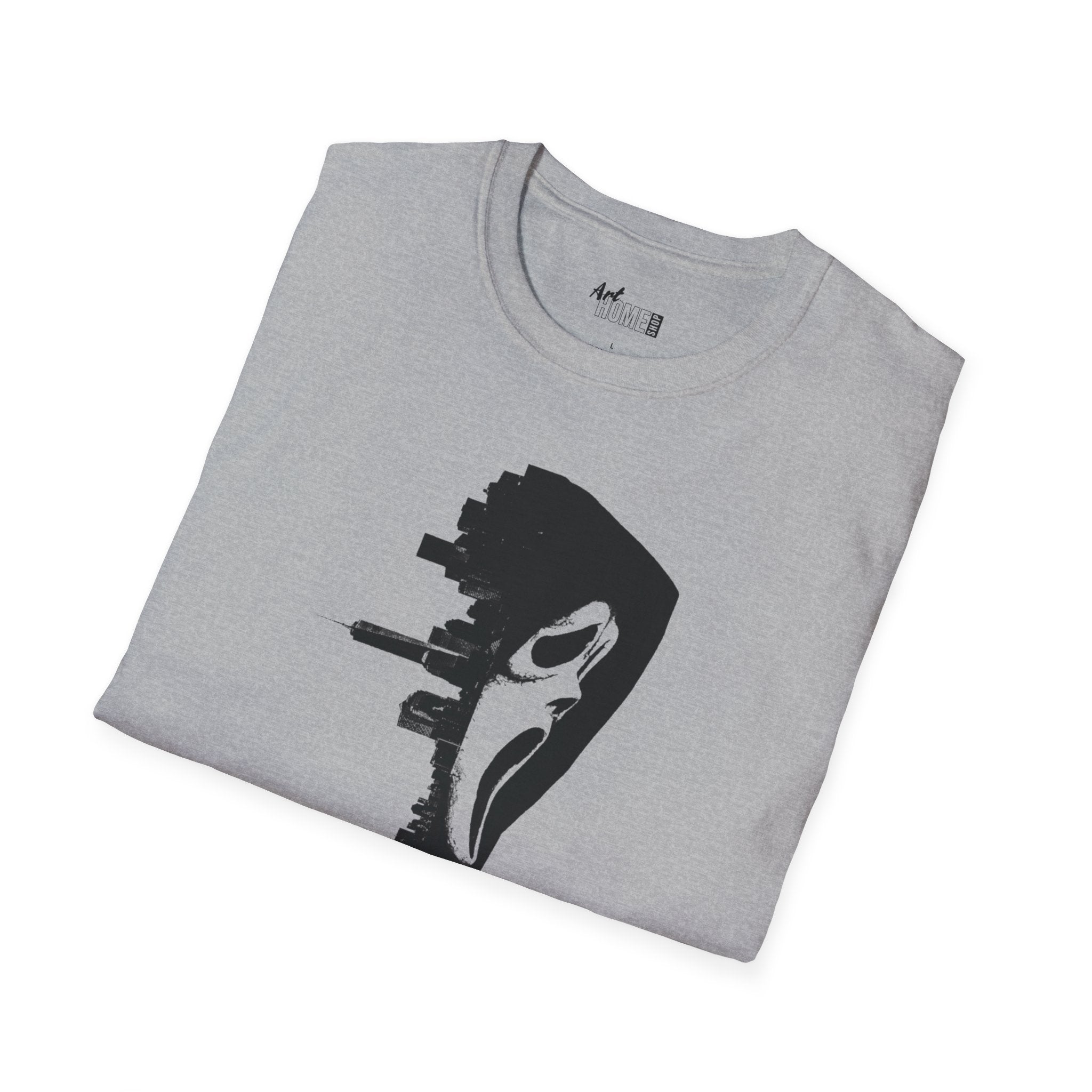 Ghost Face Graphic T-Shirt - Horror Tee