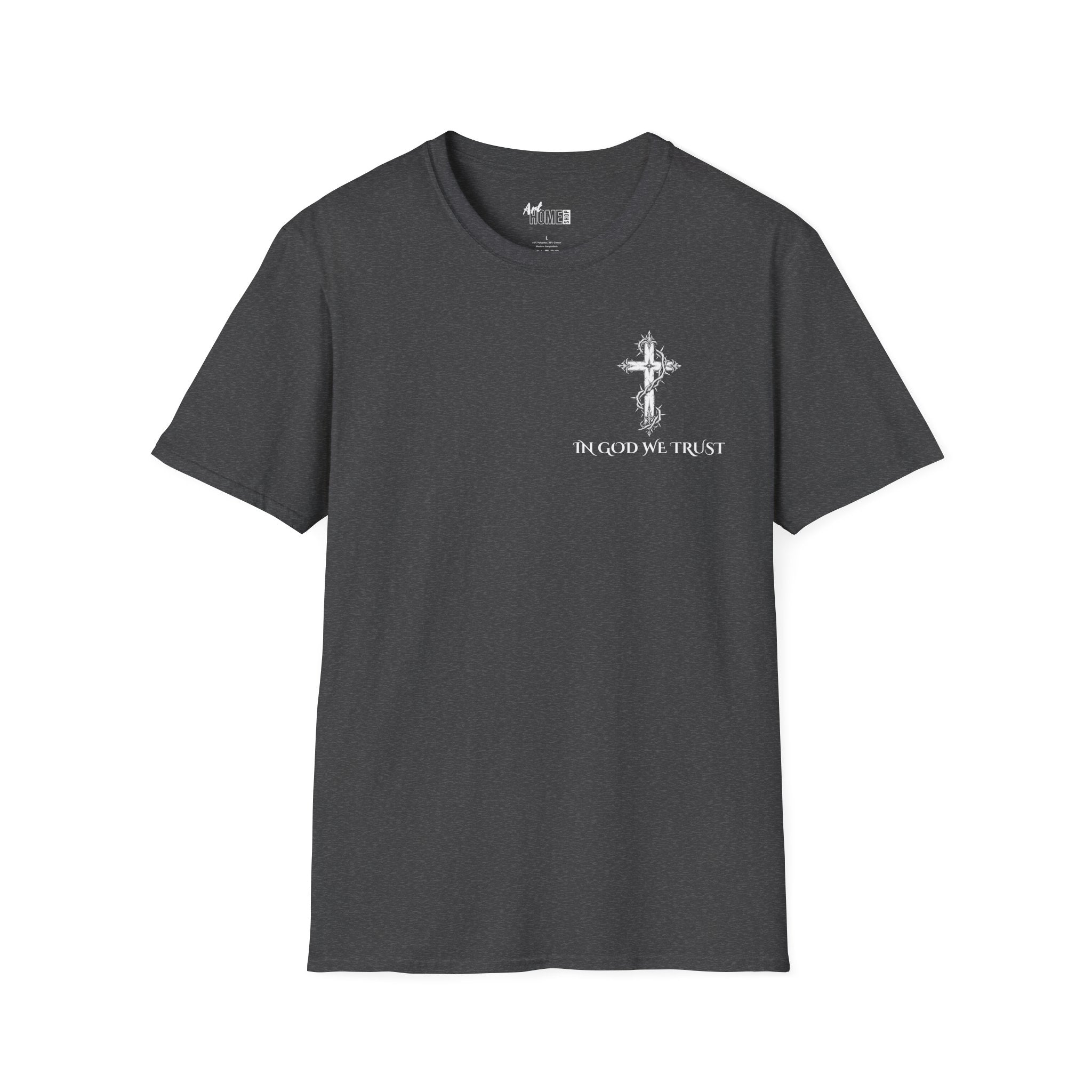Christian T-Shirt - "Don't Lose the Fear of God" Cross Graphic Tee
