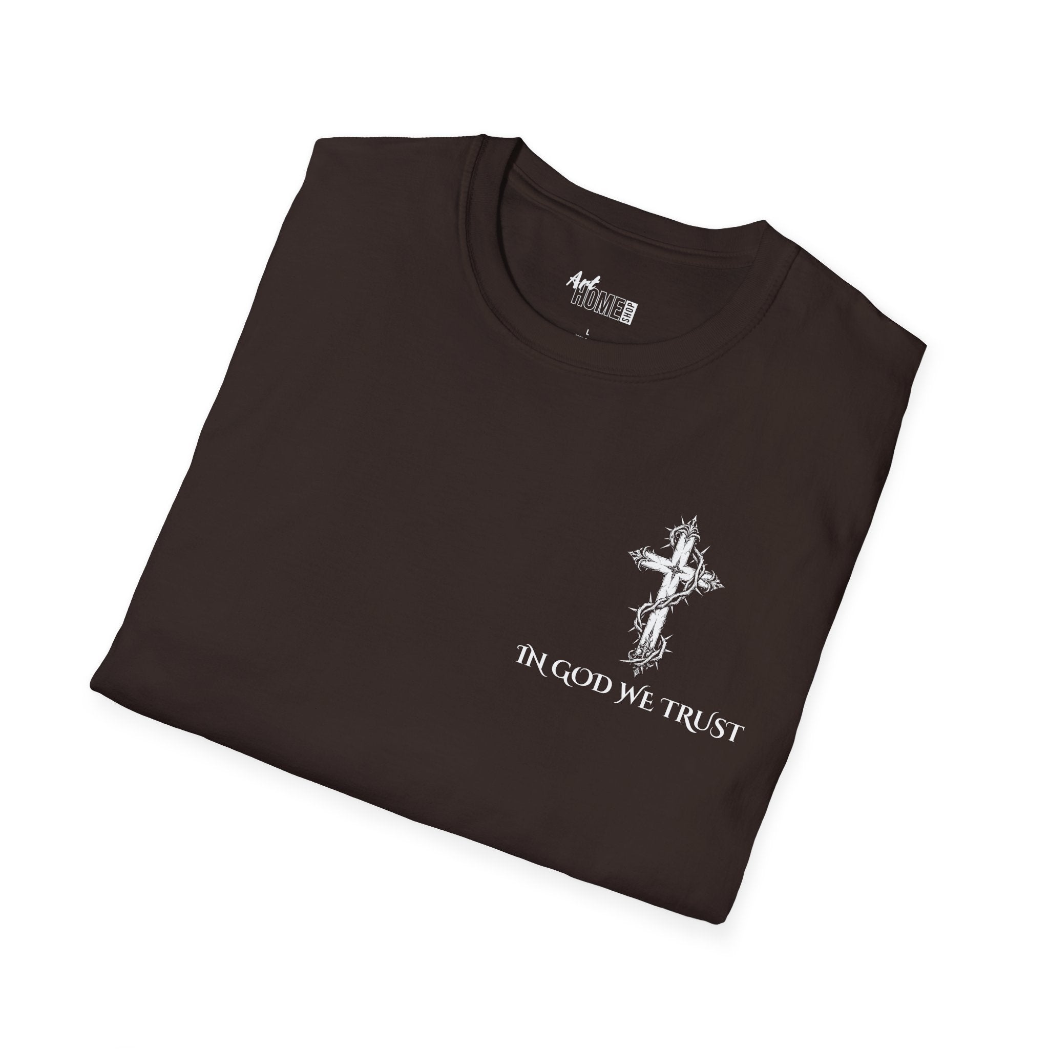 Christian T-Shirt - "In God We Trust" - "Jesus Is the King of Kings" Faith Tee
