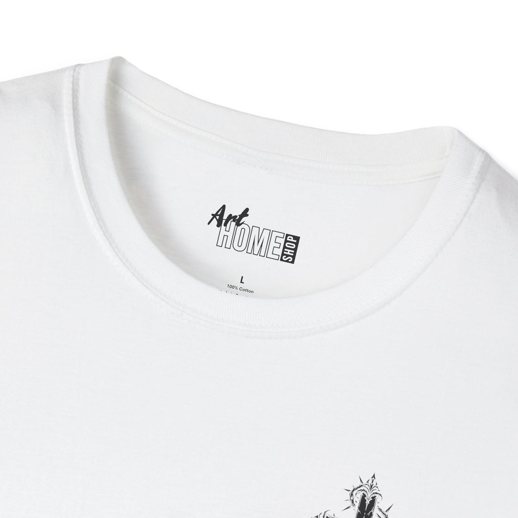 Faith Graphic T-Shirt - "In God We Trust" Cross & Jesus Back Print
