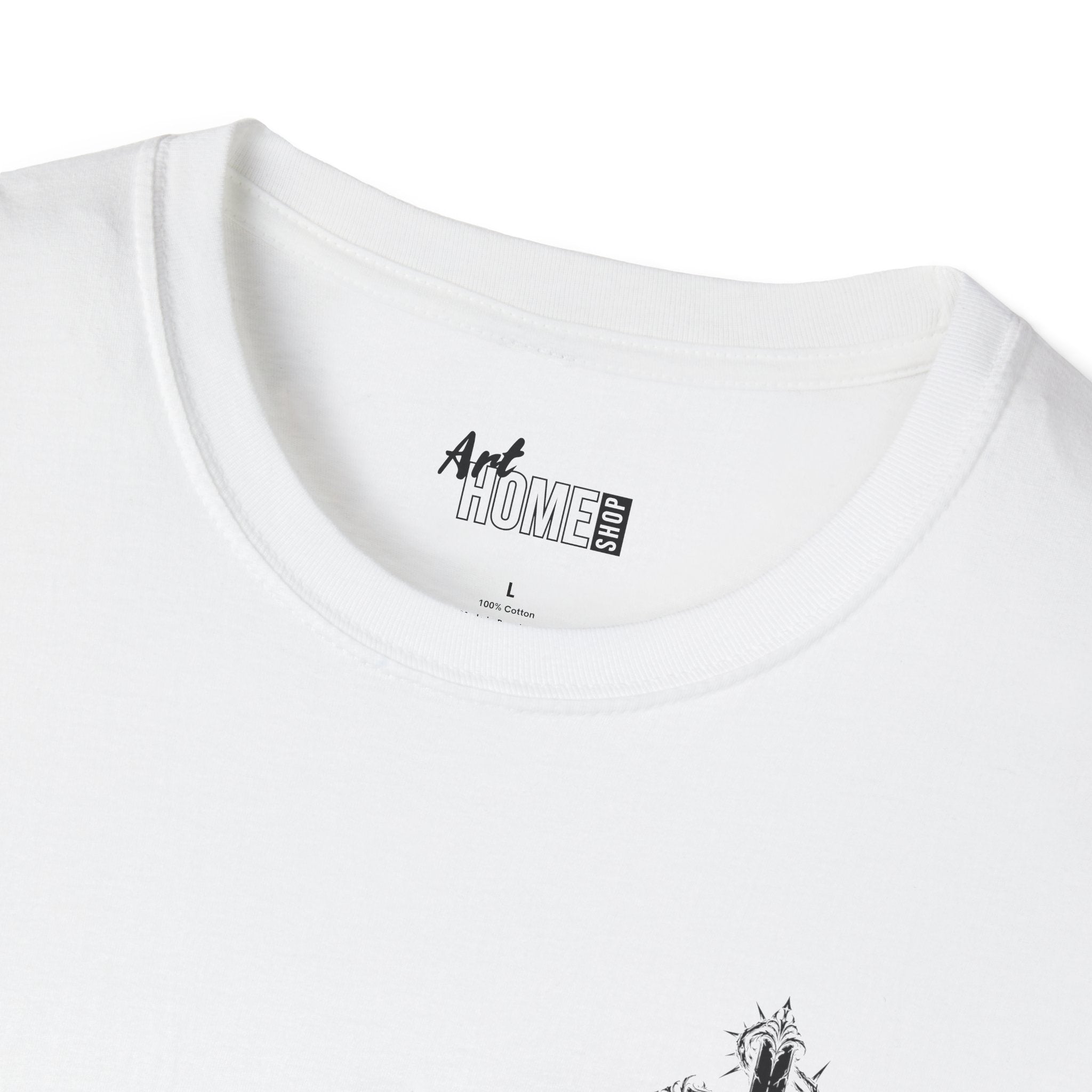 Faith Graphic T-Shirt - "In God We Trust" Cross & Jesus Back Print
