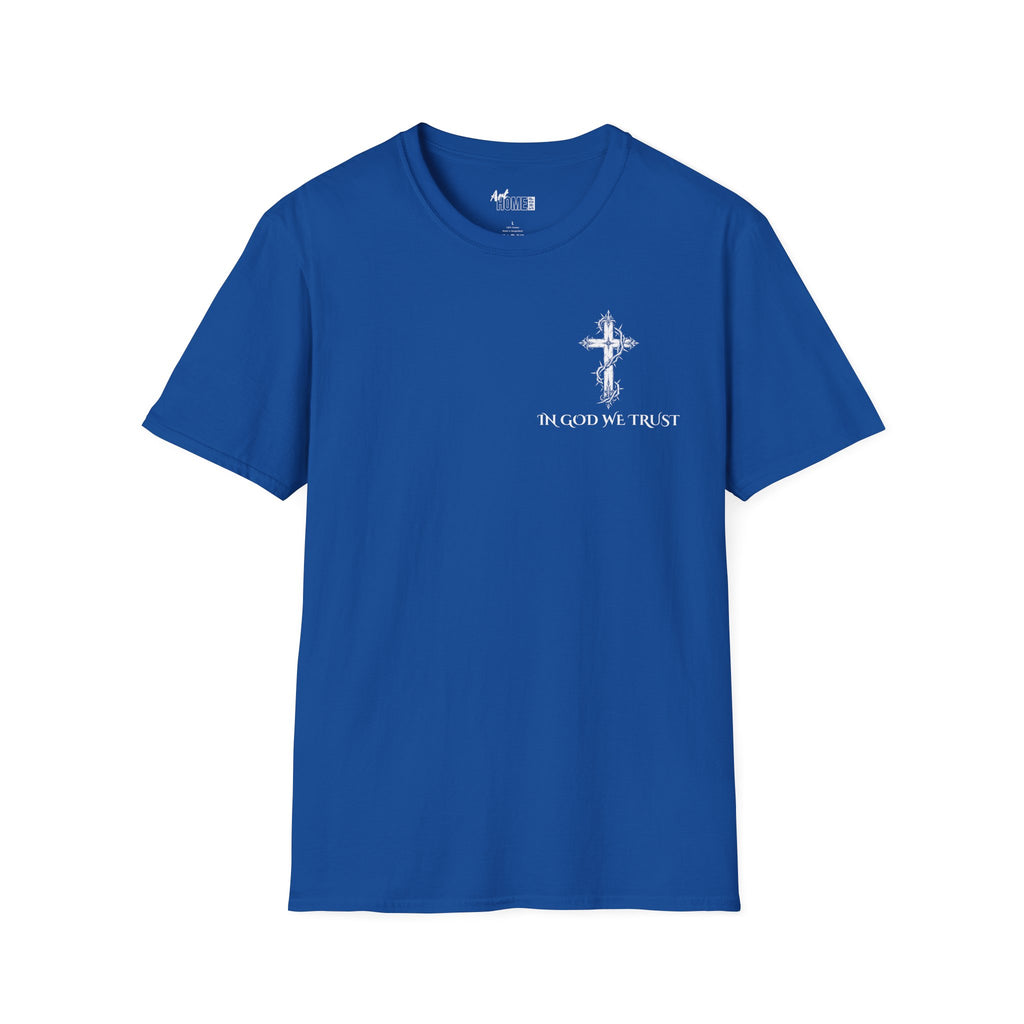 Christian T-Shirt - "In God We Trust" - "Jesus Is the King of Kings" Faith Tee