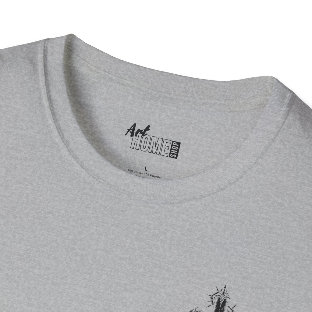 Faith Graphic T-Shirt - "In God We Trust" Cross & Jesus Back Print