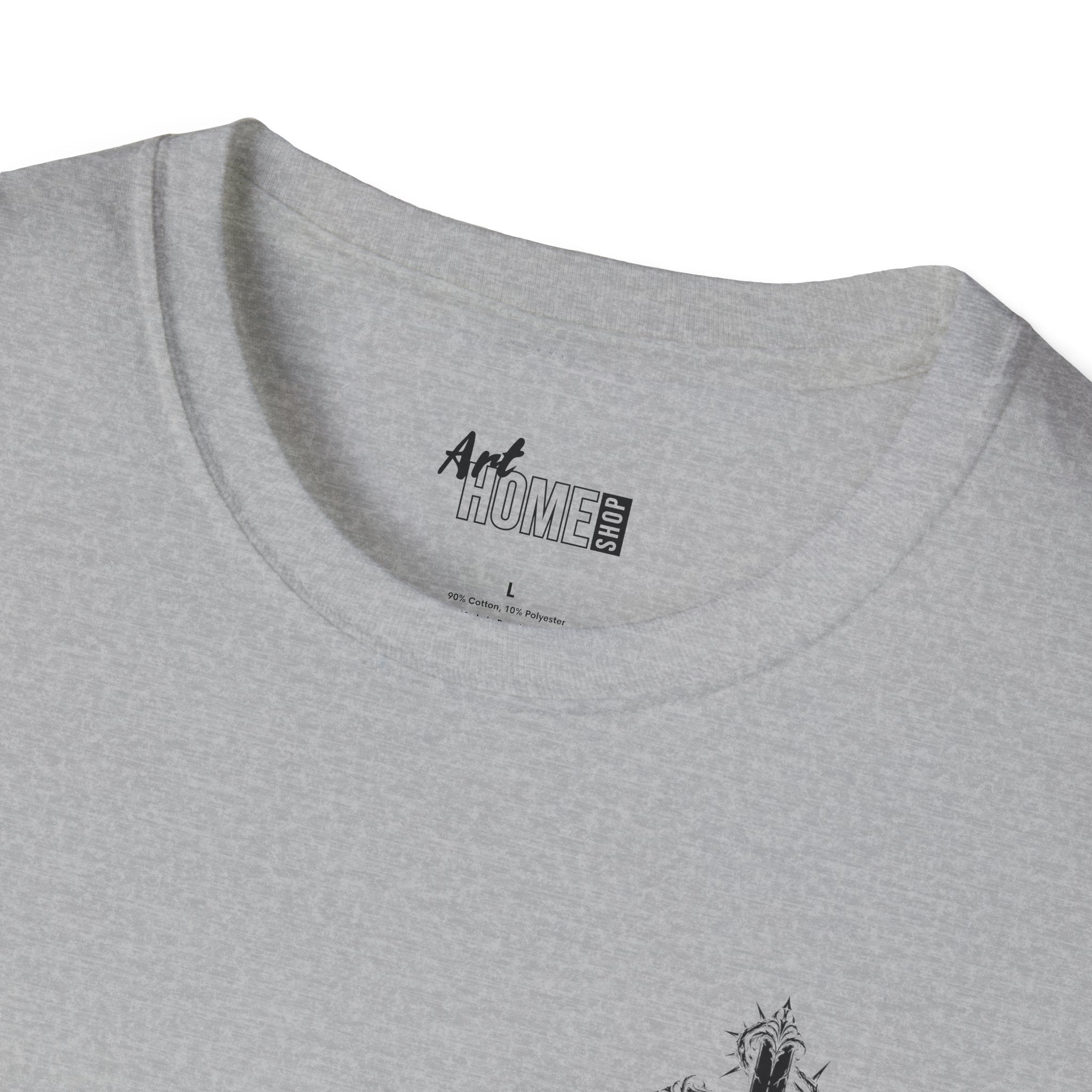 Faith Graphic T-Shirt - "In God We Trust" Cross & Jesus Back Print