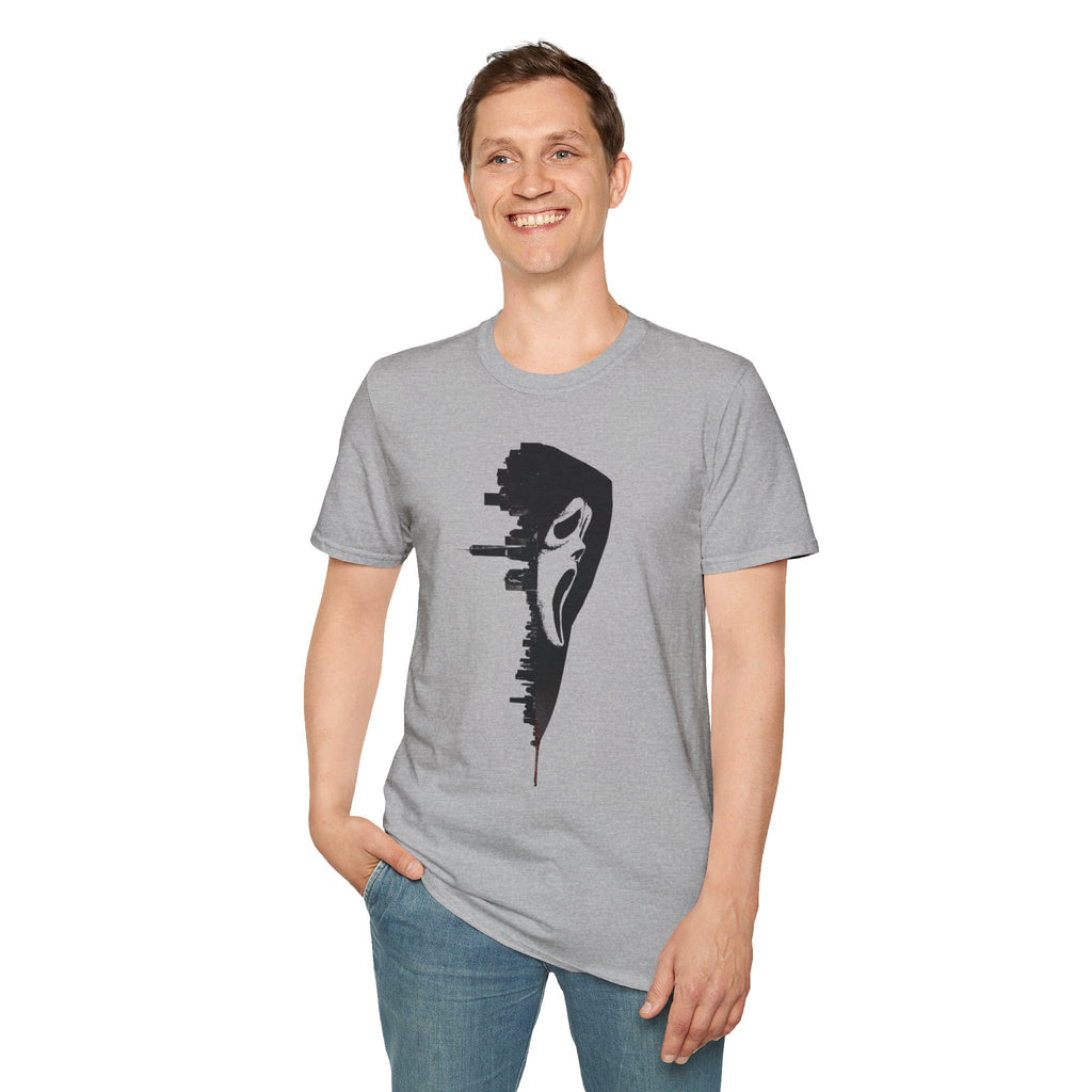 Ghost Face Graphic T-Shirt - Horror Tee