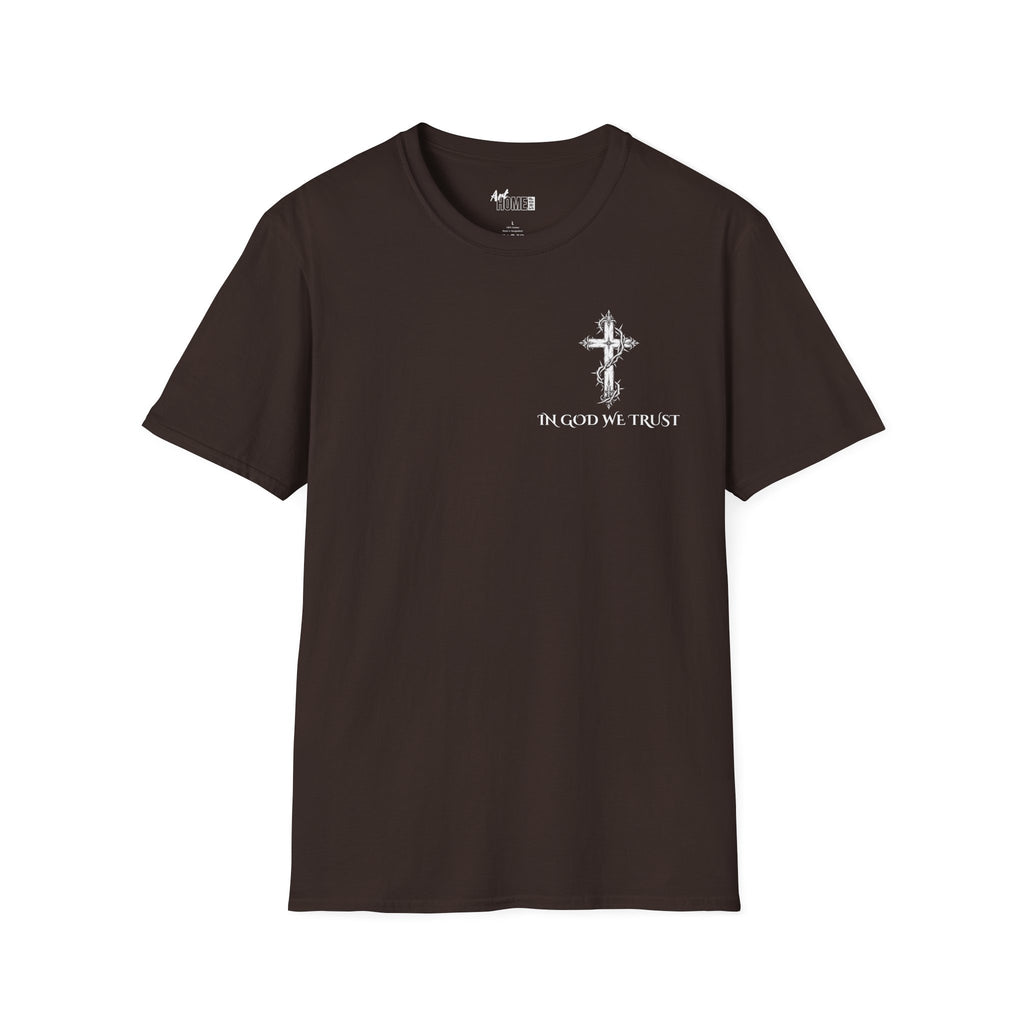 Christian T-Shirt - "Don't Lose the Fear of God" Cross Graphic Tee