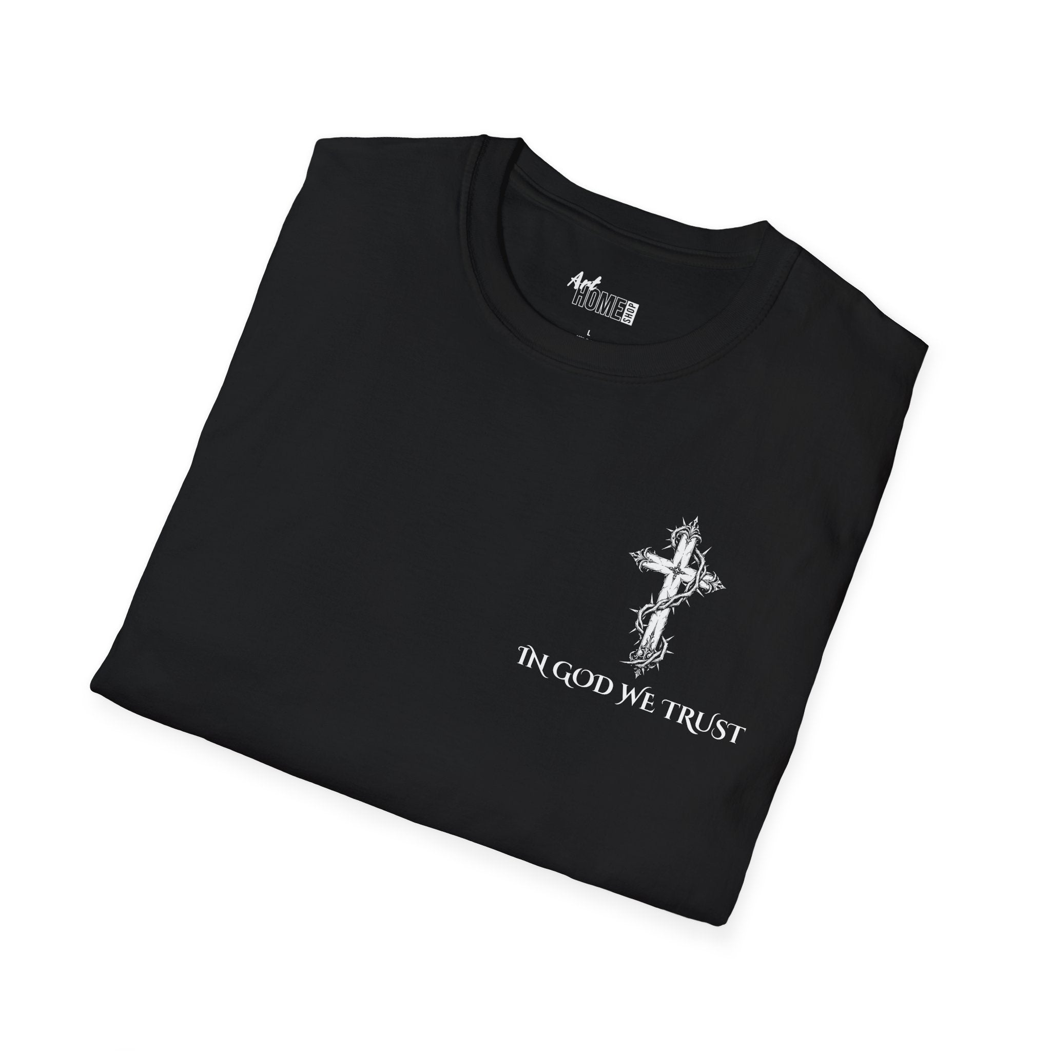 Christian T-Shirt - "In God We Trust" - "Jesus Is the King of Kings" Faith Tee