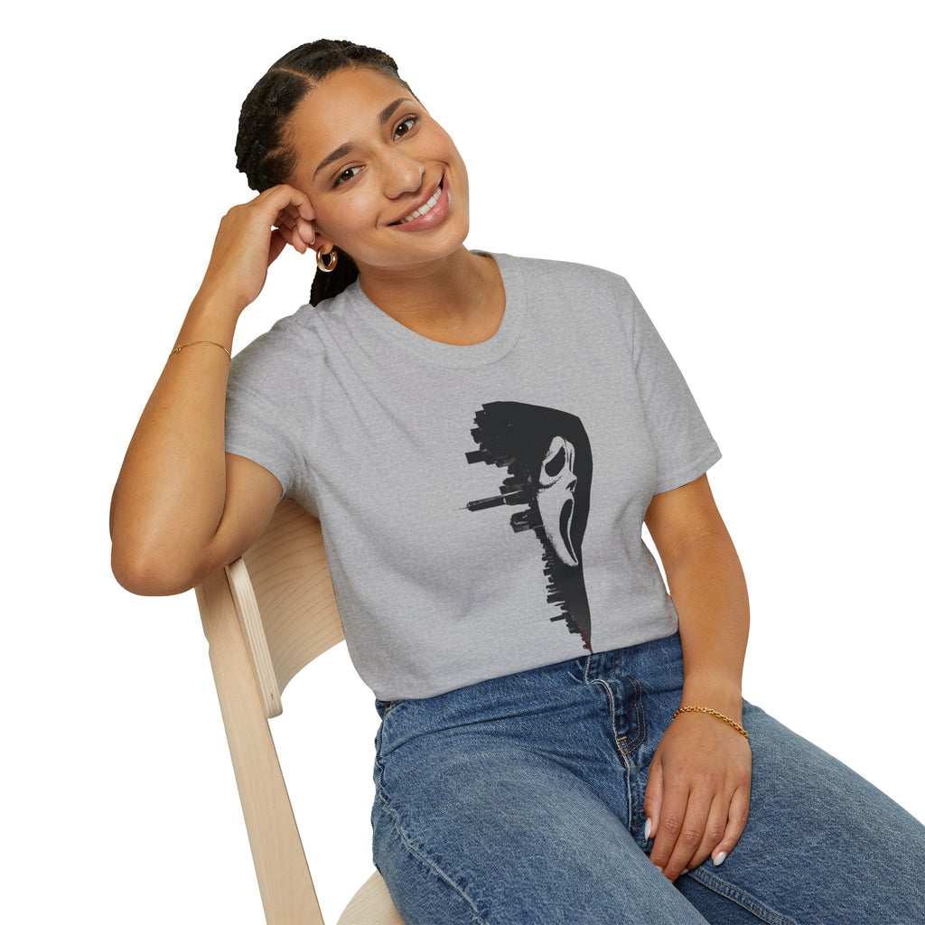 Ghost Face Graphic T-Shirt - Horror Tee