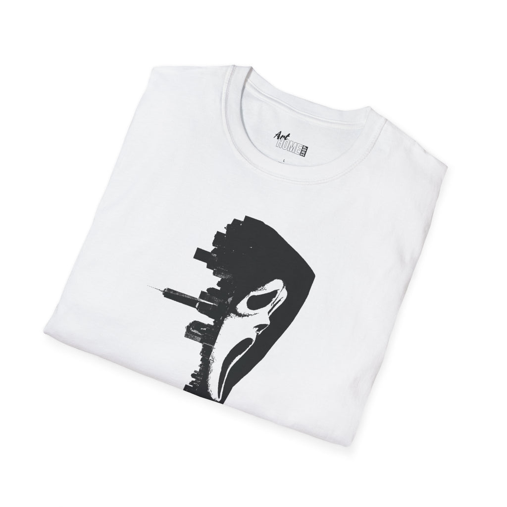 Ghost Face Graphic T-Shirt - Horror Tee