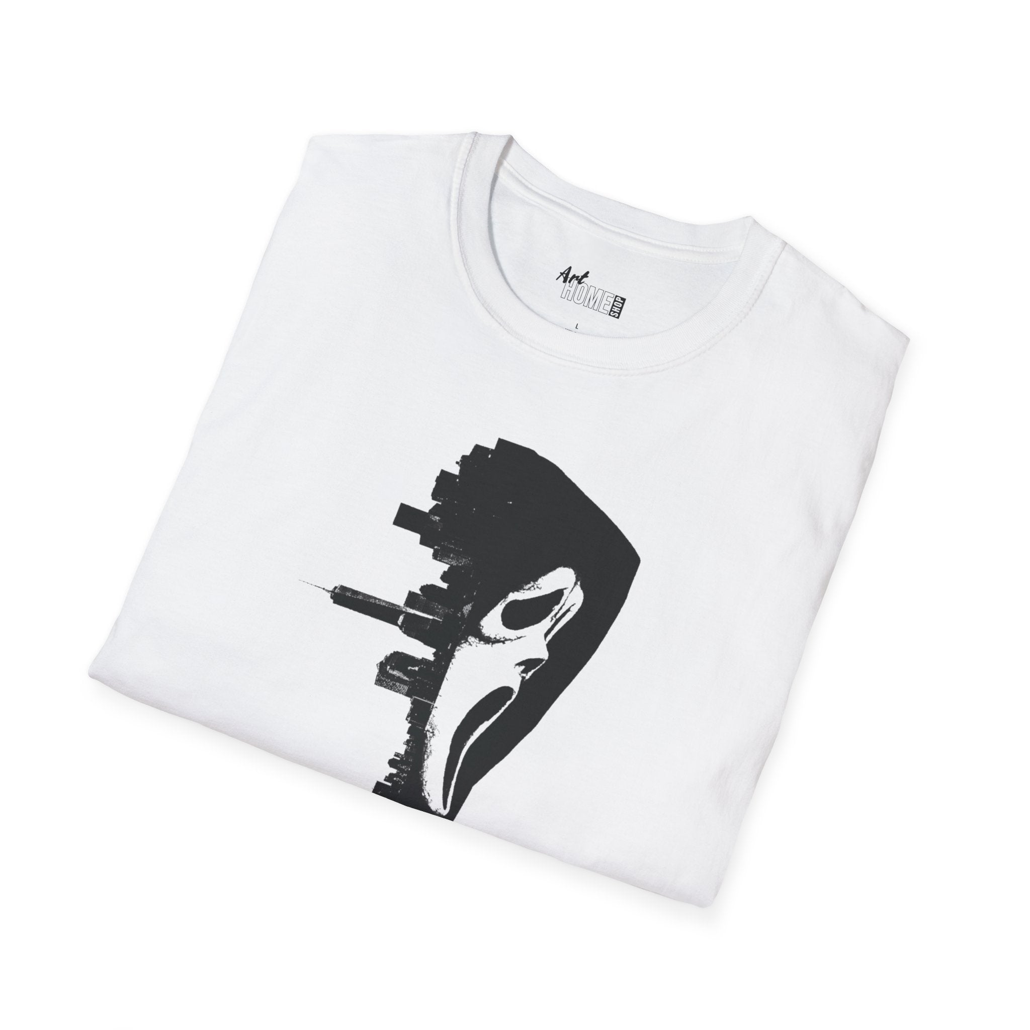 Ghost Face Graphic T-Shirt - Horror Tee
