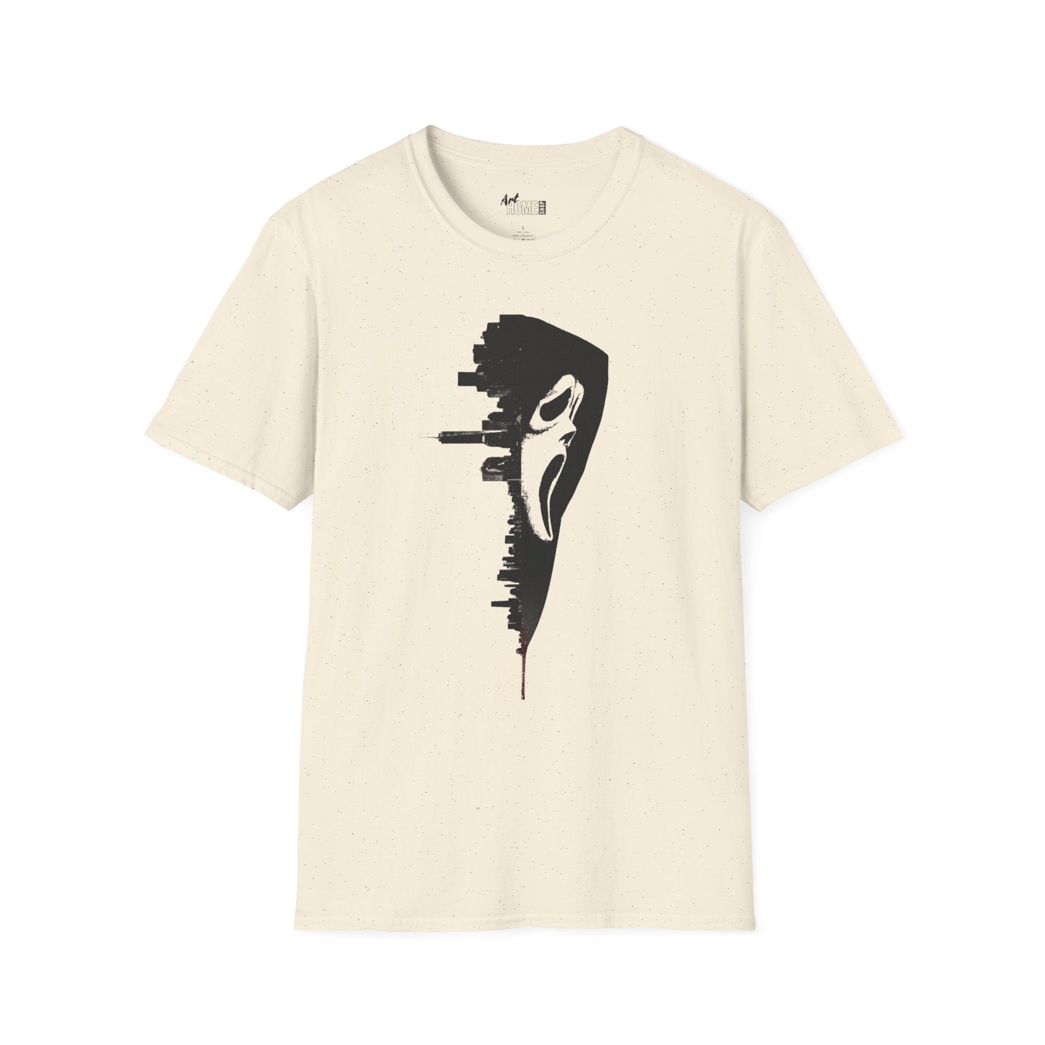 Ghost Face Graphic T-Shirt - Horror Tee