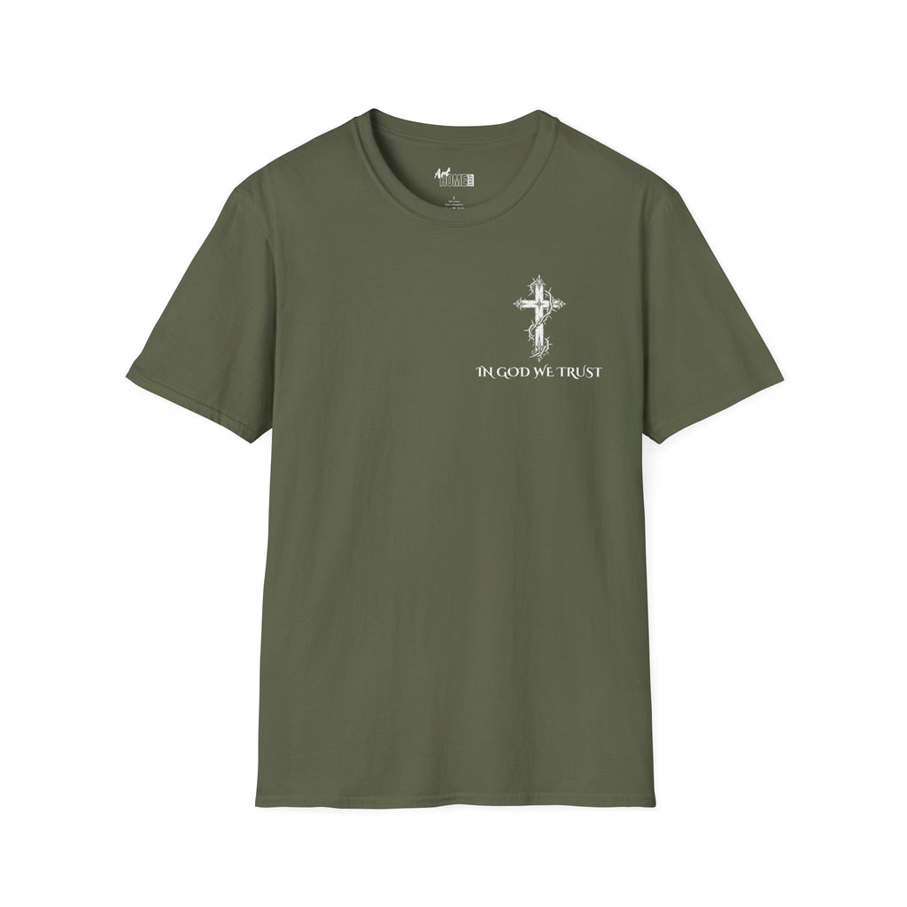 Christian T-Shirt - "Don't Lose the Fear of God" Cross Graphic Tee
