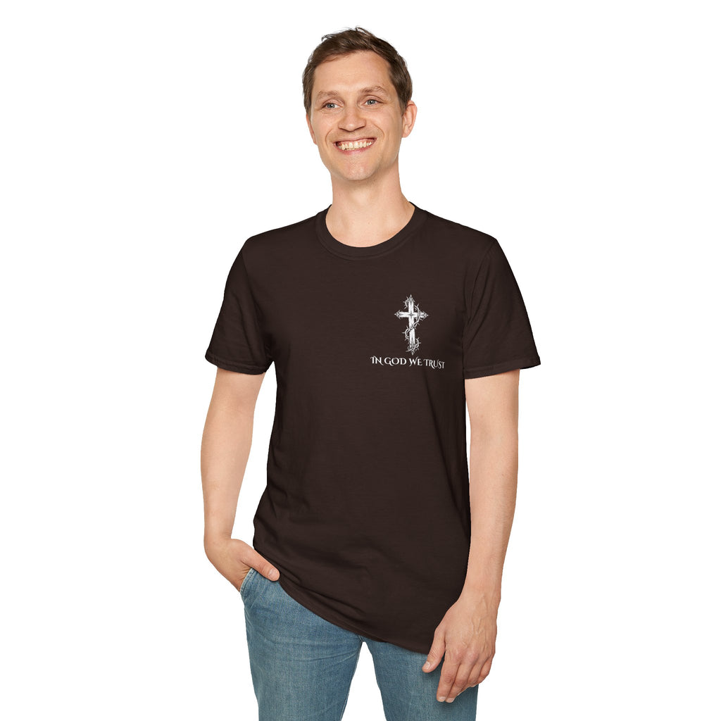 Christian T-Shirt - "Don't Lose the Fear of God" Cross Graphic Tee