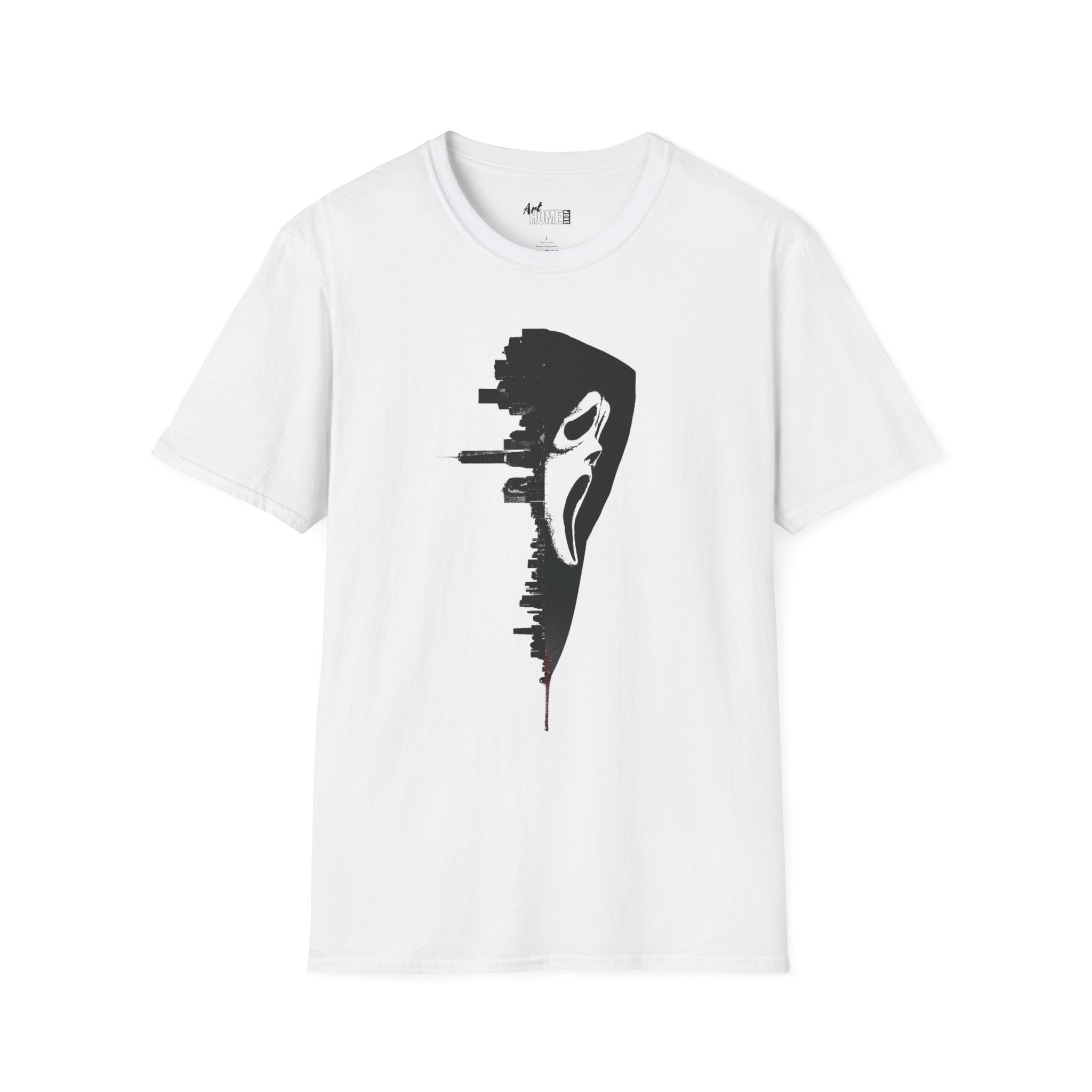Ghost Face Graphic T-Shirt - Horror Tee