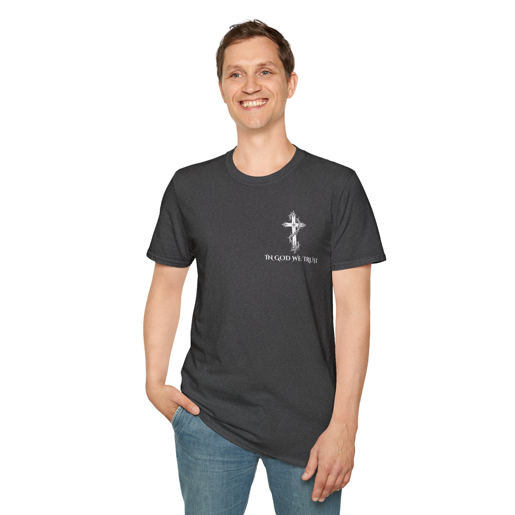 Christian T-Shirt - "Don't Lose the Fear of God" Cross Graphic Tee