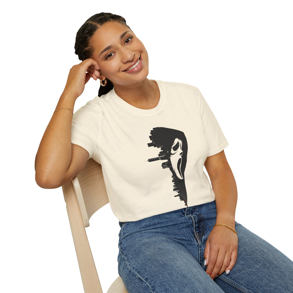 Ghost Face Graphic T-Shirt - Horror Tee