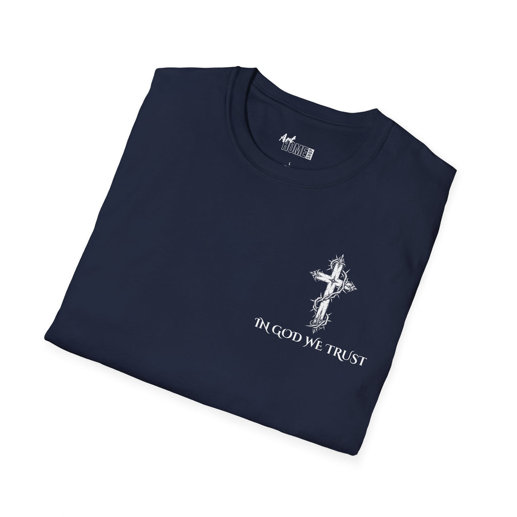 Christian T-Shirt - "Don't Lose the Fear of God" Cross Graphic Tee